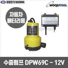 대화전기 수중펌프 DPW69C-12 DC12 미니양수기 펌프, 1개