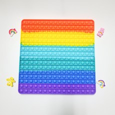 푸쉬팝 푸시팝 버블 팝잇 무한 뽁뽁이 말랑이 틱톡 레인보우 어몽어스 스트레스해소, 초대형 네모 푸시팝