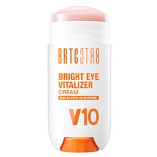 BRTC V10 브라이트 아이 바이탈라이저 크림 16g 비타민 미백 광채스틱, 1개, 16ml