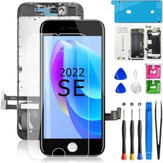 아이폰SE 2022SE 3세대 화면교체용 디스플레이 어셈블리 4.7인치 3D 터치스크린 디지타이저 A2783 A2595 A2785 A2782 A2784 방수씰수리도구화면보호기, 1개