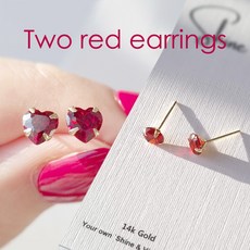 골든듀하트귀걸이