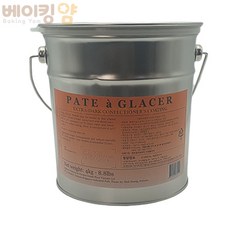 베이킹얌 다크코팅초콜릿4kg (빠떼아글라세)+아이스박스 포함