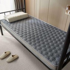 바닥 접이식 침대 토퍼 매트리스 원룸 6cm 9cm, [약 6cm]풋볼 그레이 라텍스