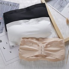 W61B340제이엘원 노와이어 캡내장 브래지어 여성속옷 쿨링 튜브탑 스포츠브라 쿨링심리스 브라탑 브래지어
