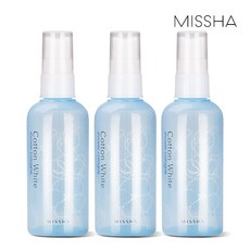 미샤 (1+1+1) 퍼퓸드 샤워코롱 105ml (코튼 화이트), 3개
