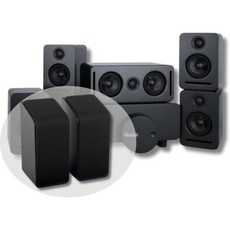스마트 TV용 Platin Monaco 5.1 무선 홈 시어터 시스템 WiSA Sound Send 송신기 포함 Certified THX에 의해 튜닝됨., 5.1 w/ Upfiring Speaker Pair_B