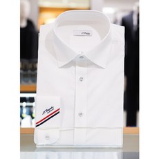 [AK PLAZA] [듀퐁셔츠] 남성 일반핏 삼색 포인트 긴팔 남방 와이셔츠 (SE4SM12LS908SWH)