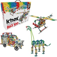 K NEX Imagine 100가지 모델 조립 세트 863개 STEM 학습 창의적 구성