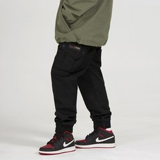 엔쓰리 2324 NNN NJ23 CAGO JOGGER PANTS BLACK 스노우 보드복 조거 팬츠