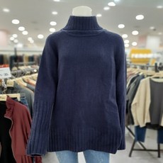 레노마레이디 베이직 터틀넥 긴팔 니트