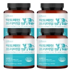 밸런스궁합 락토페린 프리미엄 정 3000mg 60정 4개