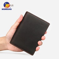 MGRRXINU MG 코 뿔 소 는 호 사 스 러 운 브랜드 여행 여권 가방 리 얼 가죽 증명서 봉투 집게 비행기표 지갑 케이스 카드 패션 브라운