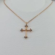 다이아십자가목걸이