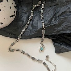 유색보석체인목걸이