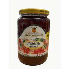 LES COMTES 스트로베리 스프레드 900G 딸기잼 프랑스잼 코스트코잼, 1개