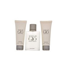 Armani Acqua Di Gio For Men 3 Piece Set (3.4 Eau Di Toilette Spray / 2.5 All Over Body Shampoo / 2.5, Gift Set