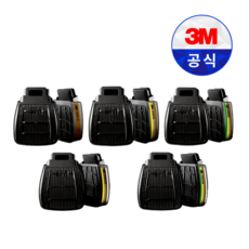 3M D8001K D8003K D8006K D80923K D80926K FF-800 HF-800 방독정화통(1set), 1개, D7P71(1set)