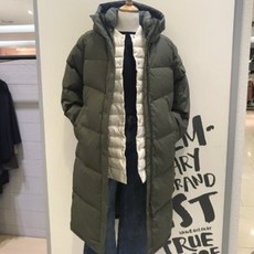 리스트 벤치다운 롱패딩