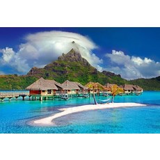 윤슬유화그리기