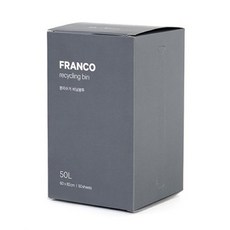 프랑코 분리수거 비닐봉투 50L/50매, 단일