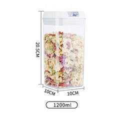 대용량 밀폐 항아리 진공 기술 주방 상자 내구성 밀폐형 공간 절, 1개, 2.Style B