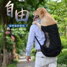 대형견 포대기 이동장 이동가방 외출가방 큰 배낭 골든 리트리버 Shiba Inu, B