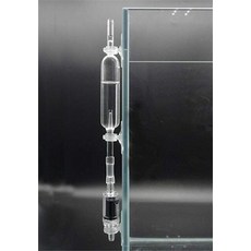 수족관 어항 이산화탄소 조절기 벨브 유리 강렬한 흐름 co2 버블 카운터 흡입 컵 탱크, blsygjpq, 1개