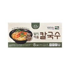 백제 일월풍면 멸치 해물칼국수 197g x 8개 코스트코, 1팩, 1.576g