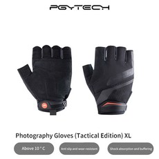 PGYTECH 야외 장갑 노출 손가락 방수 플러시 단열 내한성, Tactical XL