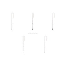 수족관 유리 온도계 온도 측정을위한 탱크 수온 모니터 용 자형 물고기 실용적인 작은 Gadg, 5Pcs