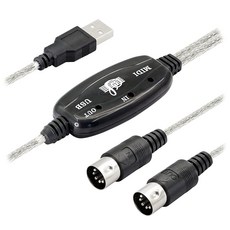 B MIDI 케이블 어댑터 타입 A Male To Din 5 핀 인컷아웃 인터페이스 음악 키보드용 LED 표시기 포함, 01 보라색, 1개