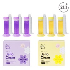 [KT알파쇼핑]젤로 깨끗한 젤로크린 변기 세정제 (총 72회분) 라벤더향3개+레몬향3개