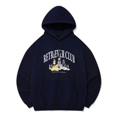 리트리버클럽 RETRIEVER CLUB FRIENDS HOODIE NAVY RCCOTO406NV 237404