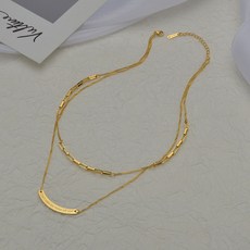 커브체인목걸이