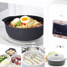티본 전자렌지 찜기 빅사이즈1p 과일야채보관용기 전자레인지 만능 찜기 멀티찜기 보관용기, 그레이, 1개