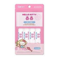 국내생산 헬로키티 츄츄 유산균 5P/고양이간식 유산균츄르, 참치유산균 5p