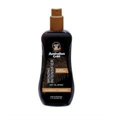오스트레일리안골드 Australian Gold 브론징 인텐시파이어 드라이 오일 스프레이 8oz 태닝오일, 1개, 237ml