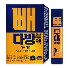 순수식품 빼다방 블랙 커피 다이어트 음료 가르시니아 방탄커피 MCT오일 1박스(총 100포) 실속형 체지방감소 건강기능식품, 150g, 1개