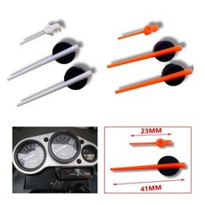 오토바이 속도계 포인터 바늘 핀 혼다 CB400 SF VTEC CB-1 가와사키 ZRX400 야마하 XJR400 화이트 레드 부품 3 개, 2개