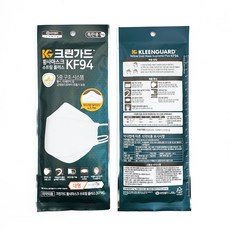 유한킴벌리 크린가드 수프림 플러스 황사마스크 KF94 대형 10개 끈조절 초미세먼지, 1개
