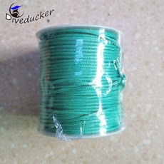 작살 물 총 50 m몫 스피어 낚시 라인 2mm 16 가닥 꼰 로프 수중 스피어 건, 초록