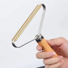 CAKKA Lint Remover Brush Portable Sweater Fabric Shaver with Wood Handle and Copper Depiller Quic, One Color, 상세 설명 참조0