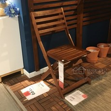 이케아 아플레노 접이식 식탁 133X62X71 브라운 국내 테이블, 접이식 의자