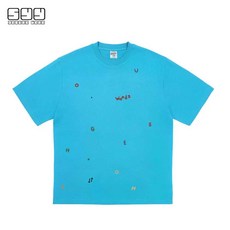 애니메이션 남성용 힙합 루즈한 다용도 반팔 6XL, 1개, 형광 녹색 반소매 240g 2XL