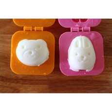 일본 오니기리틀 주먹밥틀 주먹밥 도시락 메이커 모양틀, 곰과 토끼, 1개