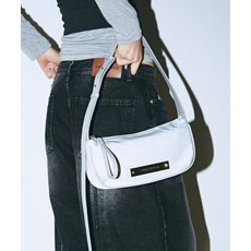 닉앤니콜 CRYSTAL POUND NYLON BAG_SILVER