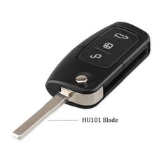 폴딩키 KEYYOU 개조된 3 버튼 플립 원격 키 셸 포드 퓨전 포커스 피에스타 MK7 몬데오 MK3 mk4 갤럭시 레인저 포브 자동차 케이스 호환, 01 Original Key, 1개, 1)Original Key