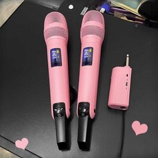 아이돌마이크 무선 마이크 커스텀 녹음용 디지털, 1개, 7. 연한 파랑+보라 1개 알루미늄 상자