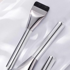 디케이픽 착붙 밀착 모공 커버 납작 와이드 파운데이션 브러쉬, 샤이닝실버, 1개
