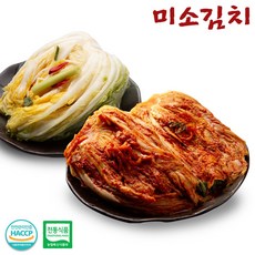 미소김치 국산재료 포기김치5kg + 백김치2kg, 1개